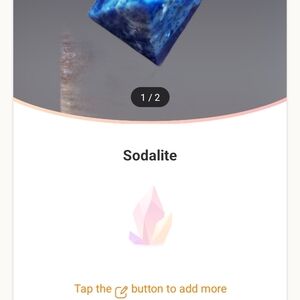 Blue Sodalite Crystal